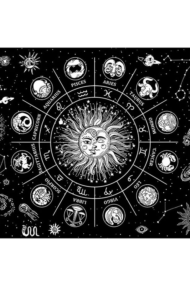 Kaliteli Kumaş, Canlı Renkli Tarot Örtüsü Sunak Örtüsü Altar Örtüsü Ritüel Çalışma Örtüsü - 2