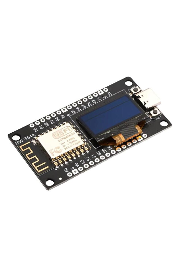 NodeMCU ESP8266 0.96 Inch OLED Ekran ile Birlikte Type-C Geliştirme Kartı - 2