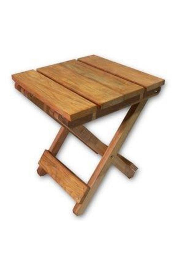 Ahşap Katlanır Tabure 1 Adet 30 Cm X 36 Xm - 2