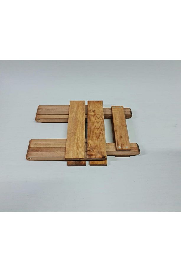 Ahşap Katlanır Tabure 1 Adet 30 Cm X 36 Xm - 4