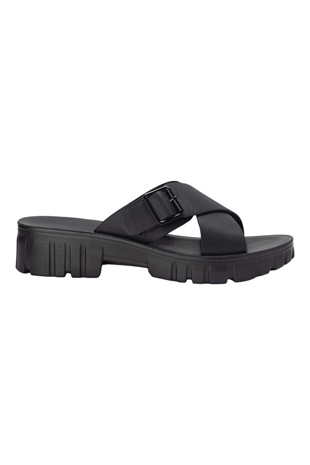 Red Label Casual Flat Slip On Sandals