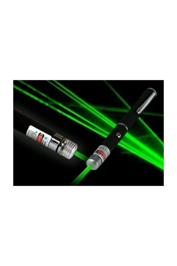 Nanopro Yeşil Pointer 15 Km Menzil 50 Mw Kalem (5 Başlık) - 2