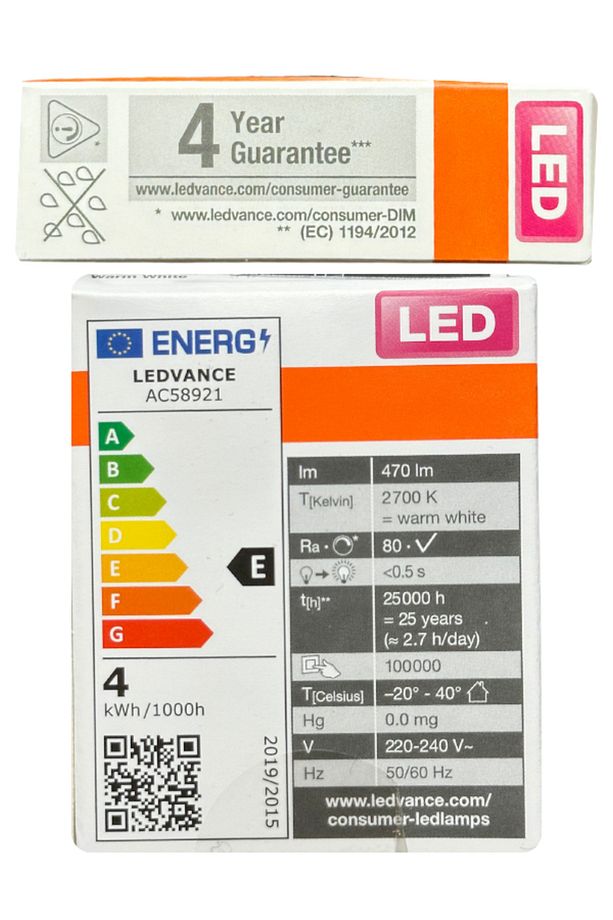 4W (40W) 2700K (Sarı Işık) G9 Duylu Dim Edilebilir Led Kapsül Ampul - 4
