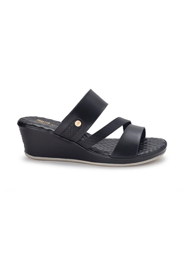 Comfit Casual Wedge Slip On Sandals