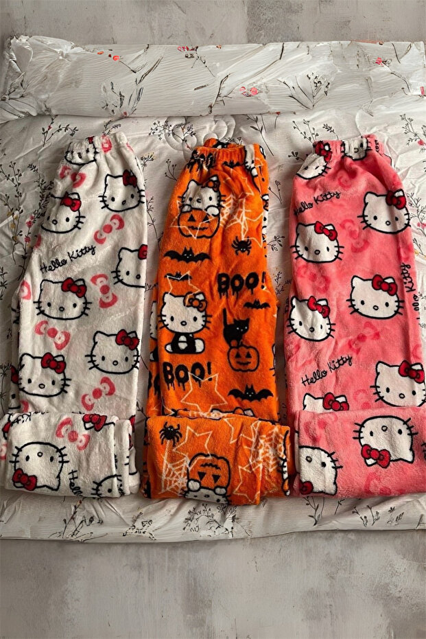 Trening alb de pluș Hello Kitty Collage - 3