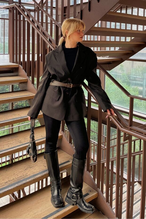 Oversize Blazer Ceket - 5