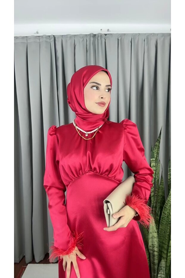 Red Sare Evening Dress