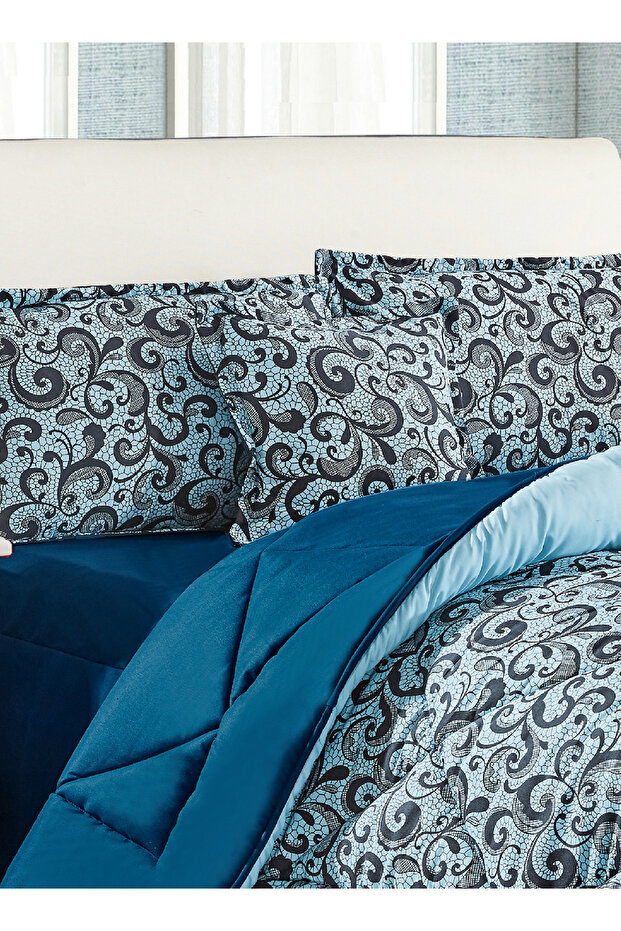 Comforter Set King Size 6 Pieces Comforter Set Twin Unisex Bedding Set - 4