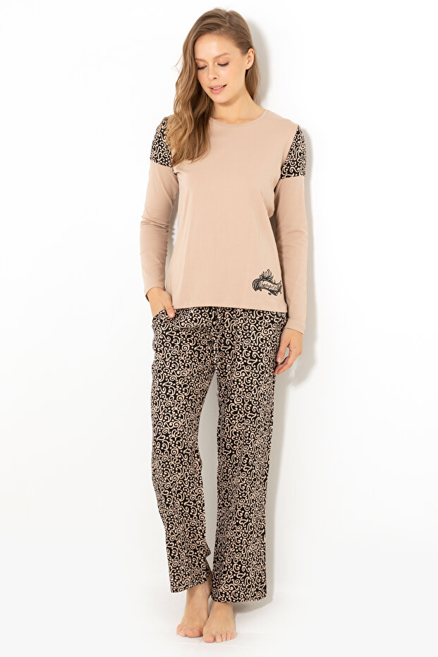 Classical Desing Pijama Takımı - 8