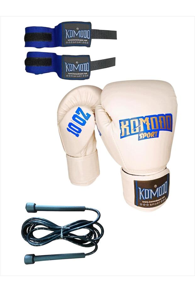 Boxing Gloves, Bandage, Jump Rope Set of 3