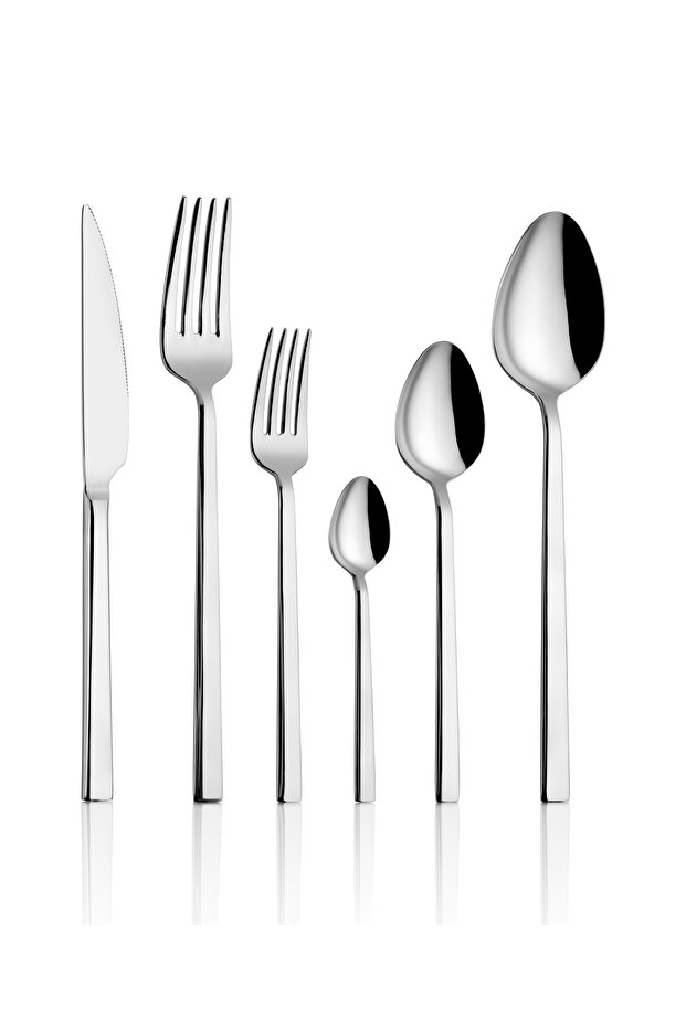 طقم سكين ملعقة شوكة مكون من 72 قطعة من EGE - 4