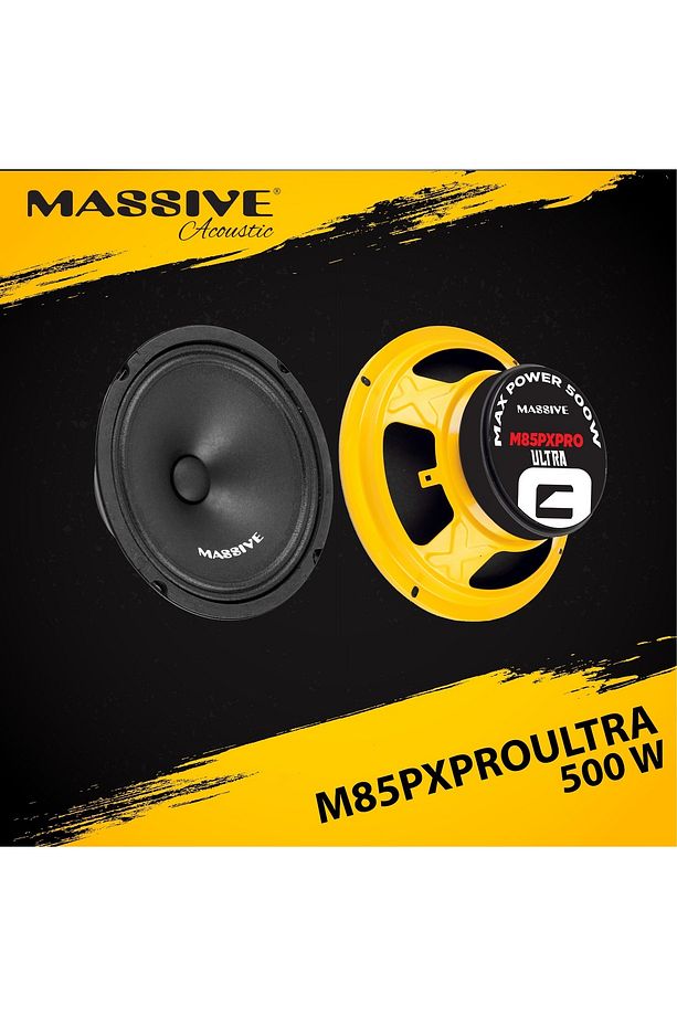 Audio M85px Ultra Pro 20 Cm Midrange Çifti 1000w 400rms Uyumlu - 7