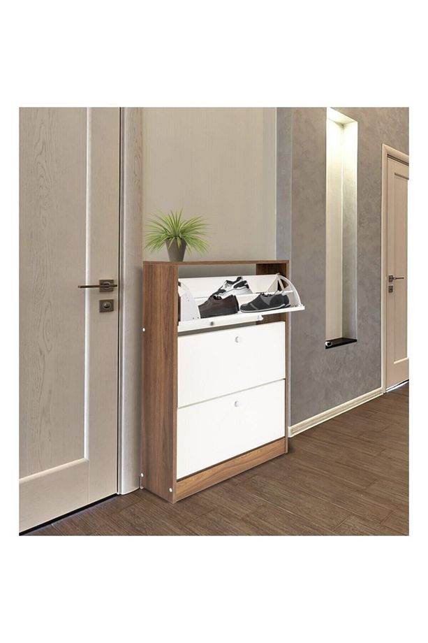 3 Katlı Modern Ayakkabılık - 1