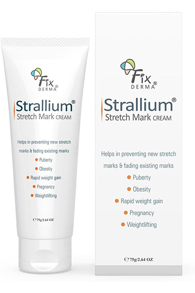 Strallium Stretch Mark Cream, Removes Pregnancy Marks & Scars, Moisturizing, 75g.