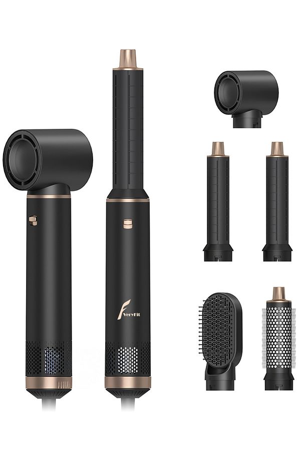 5 iN 1 Hava Üflemeli Saç Düzleştirici Şekillendirici Airwrap Compact Saç Kurutma Fön Makinesi - 1