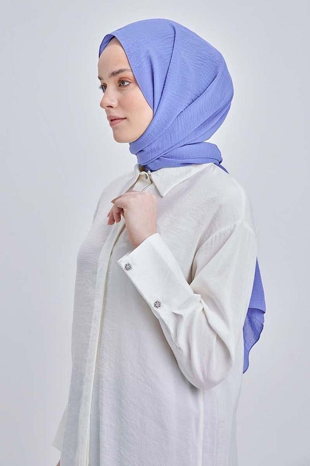 Kemik-Taş Düğmeli Modal Gömlek Tunik - 5
