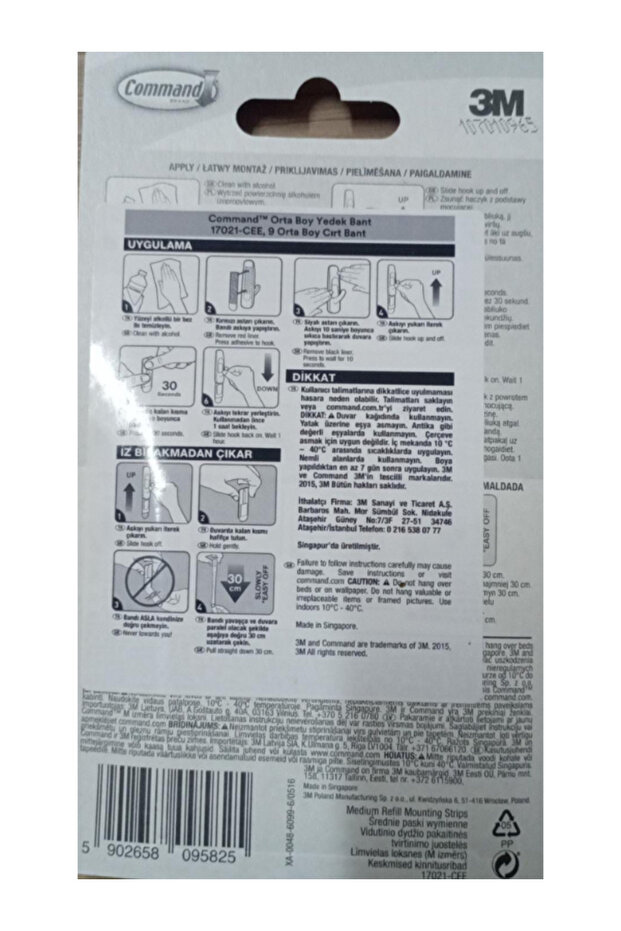 17021-CEE 9 Orta Boy Yedek Bant - 6