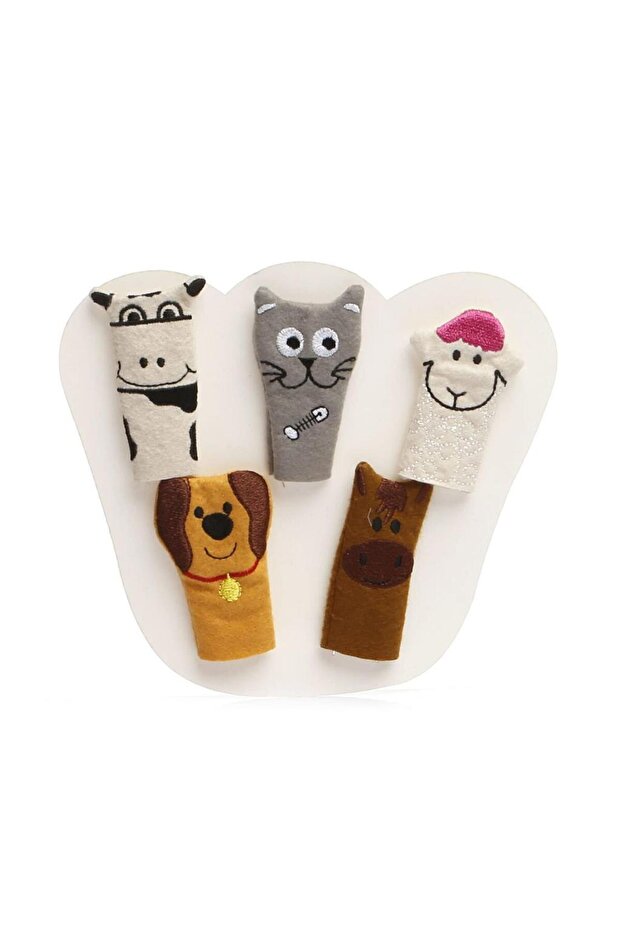 Babycim 5-Piece Farm Animals Finger Puppet Urt020-001