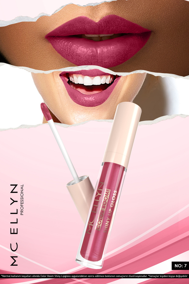 MC ELLYN COLOR BOOM! SHINY LIP GLOSS NO:7 - 2
