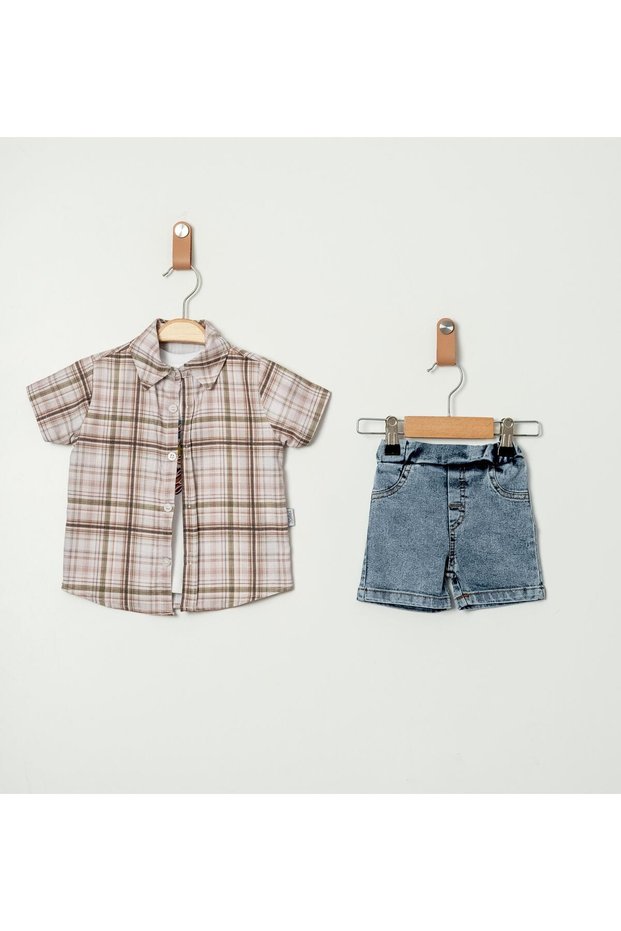 Short Sleeve Shorts 3 Piece Set