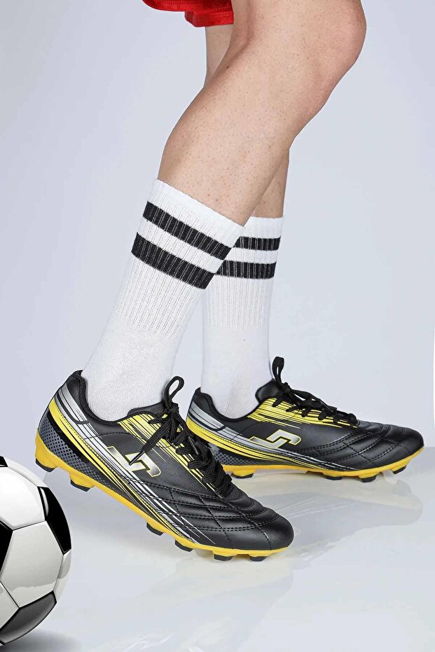 28593 Erkek Krampon Ayakkabı JA128593121AT-1SIYAH-SARI - 1