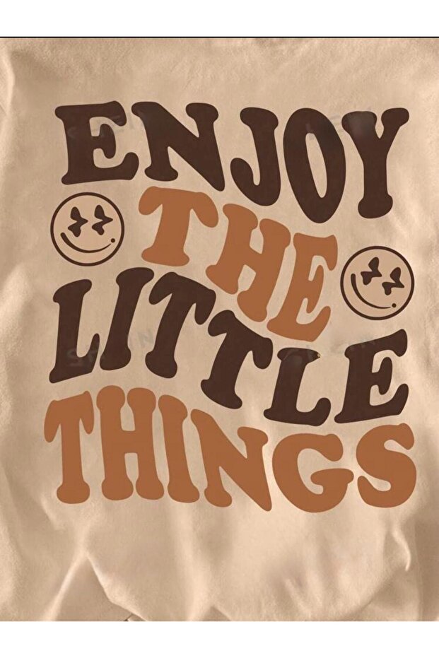 ENJOY ARKA BASKILI BASİC T-SHİRT - 2