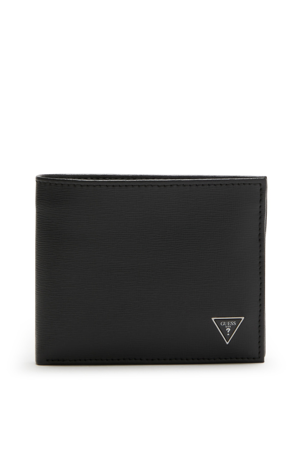 Cert Herren Brieftasche Schwarz Smcsle-lea20-bla - 1