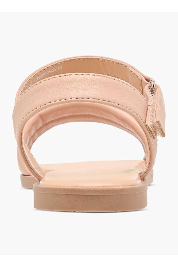 Flora Bella Solid Sandals with Hook and Loop Closure - 4