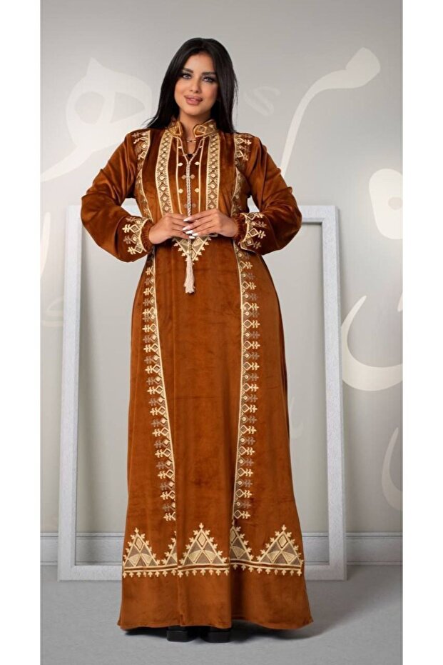 Kışlık kadife elbise - 2