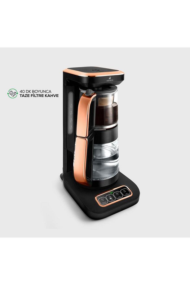 Çaysever Robotea Pro 4 in 1 KONUŞAN Otomatik PREMİUM Cam Çay Makinesi Su Isıtıcı Filtre Kahve - 4