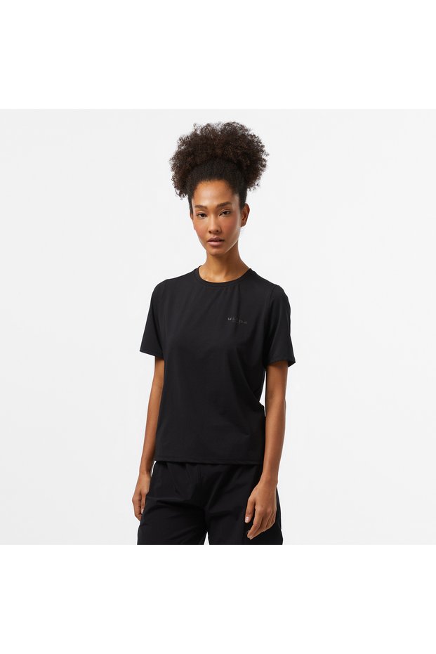 United4 Sport Women's Black T-Shirt