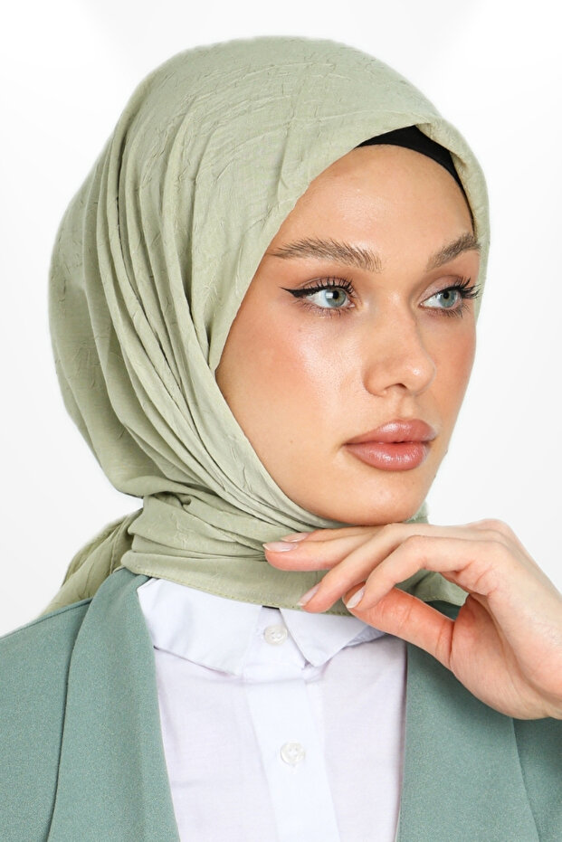 Eșarfă Bamboo Check - Verde - 1