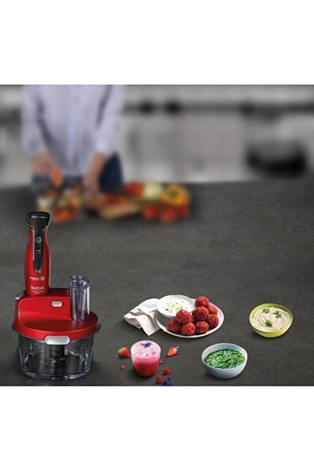 Dilimleyici ve rende 4 Bıçaklı Powelix 1500W Güç 1,5 Litre Cam Hazneli Blender & Mutfak Robotu - 3