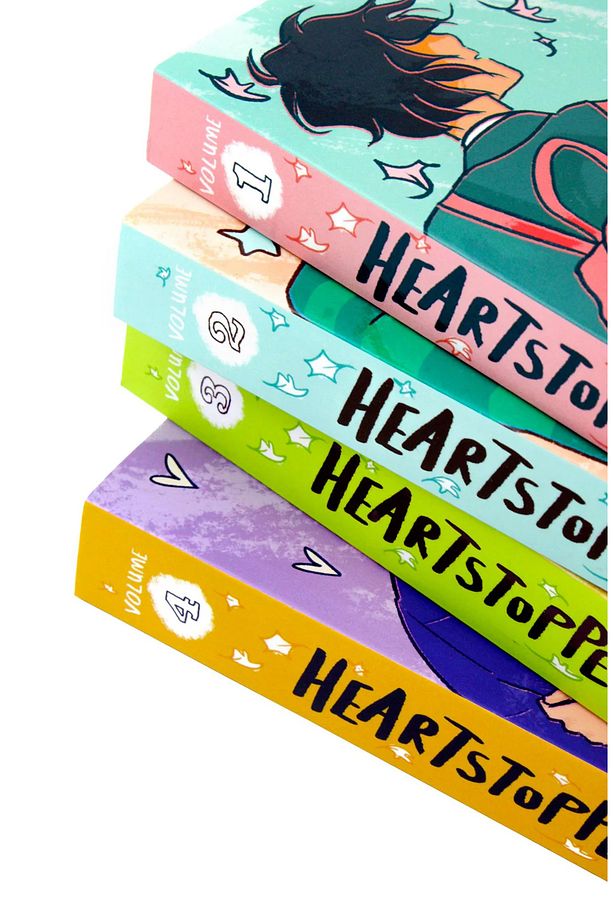 İngilizce: Heartstopper Series Volume 1-4 Book Collection Set By Alice Oseman Netflıx Series - 3