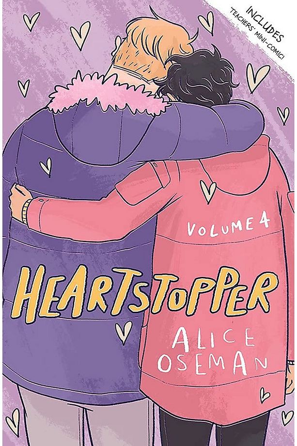 İngilizce: Heartstopper Series Volume 1-4 Book Collection Set By Alice Oseman Netflıx Series - 7
