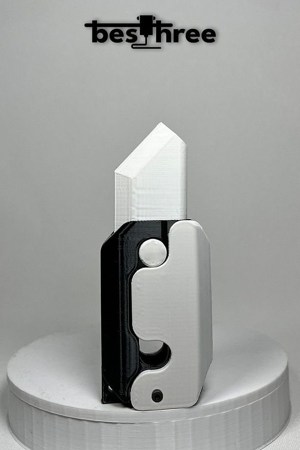 Gravity Knife- Stres Bıçağı ( Siyah-beyaz) Farklı Renkler - 1