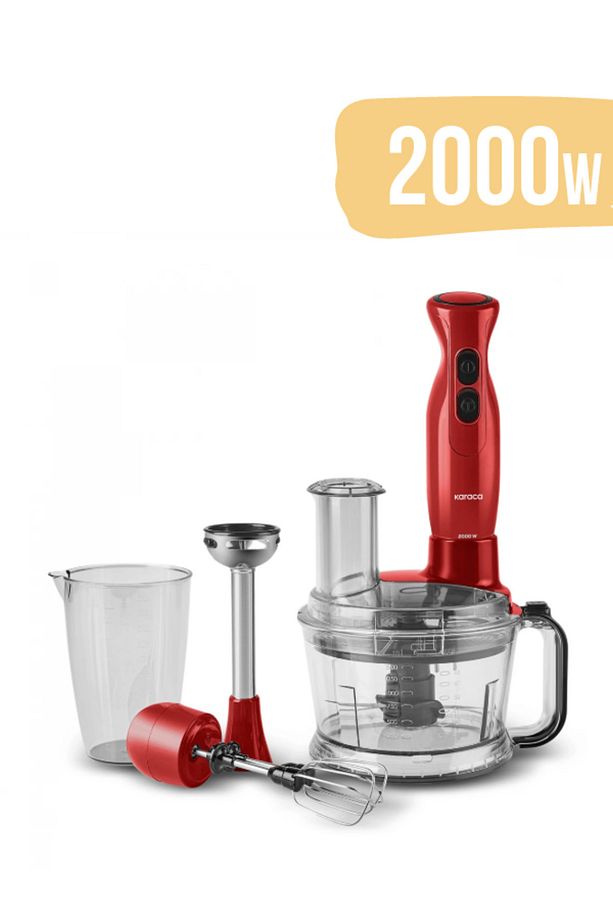 Pro Çok Amaçlı Mutfak Robotu 6 In 1 Güçlü Motor 2000 W Blender Seti - 1