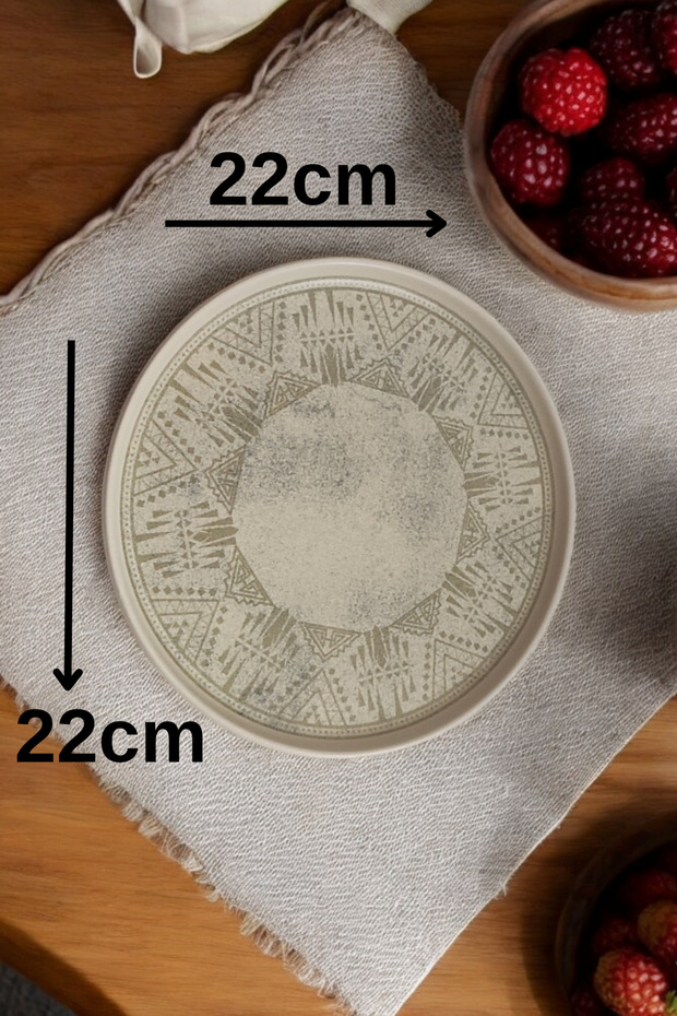 Etnik Desen 4'lü Tabak Seti - 5