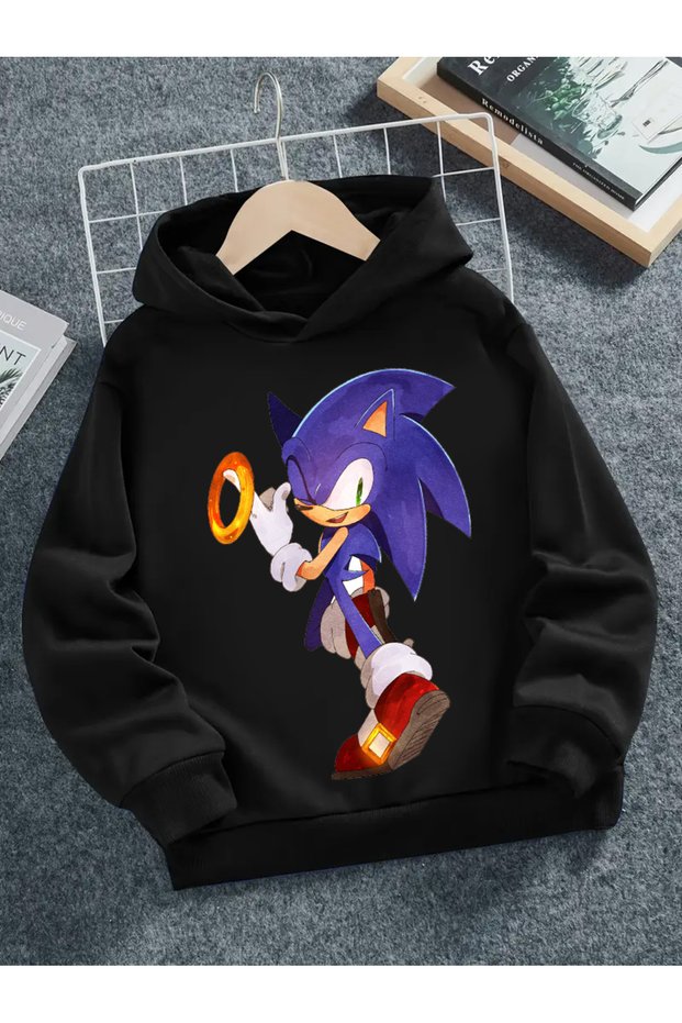 Sonic Kirpi 3 Çocuk Kapşonlu Mod58