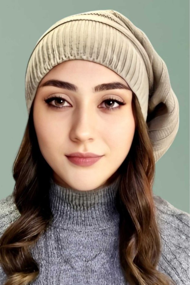 Women's Winter Knitwear Knitted Beanie and Neck Collar