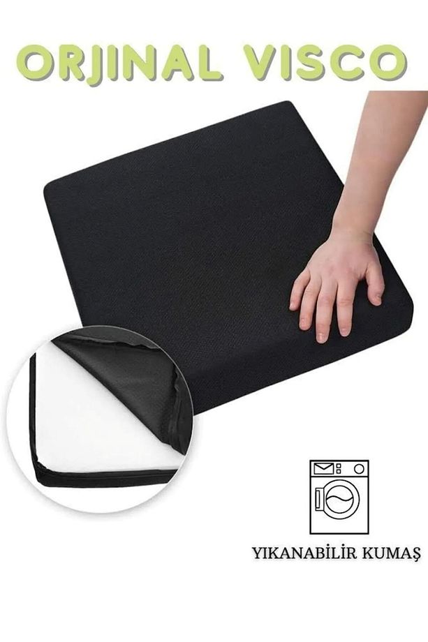 MC.PİEROBABY VİSKO SANDALYE MİNDERİ,OFİS KOLTUK-SANDALYE  VİSKO MİNDERİ 43X45X8CM - 5