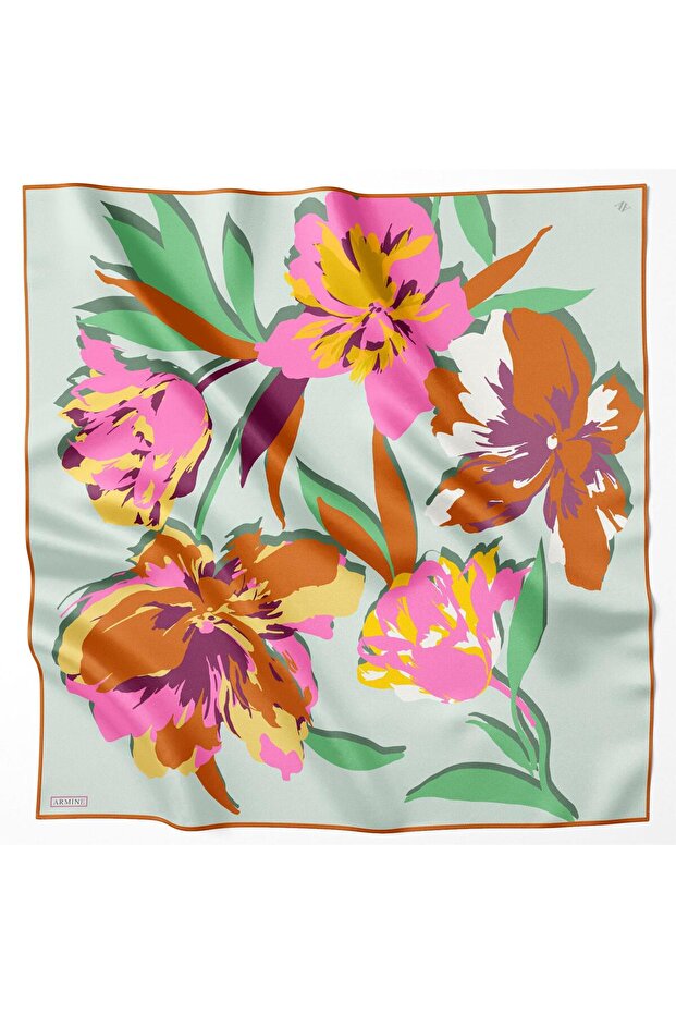 İpek Eşarp - 9042D-34 - Tivil - 2