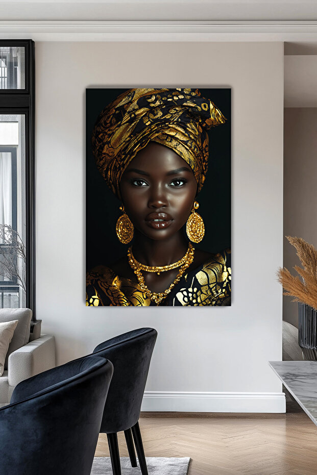 Afrikalı Kadın Tablosu - Afrikalı Kadın Tablo - 1