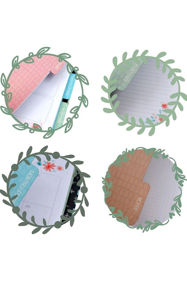 Plan Shine A5 120yp Spiralli Sert Kapak Defter Planner - 1 Adet - 6