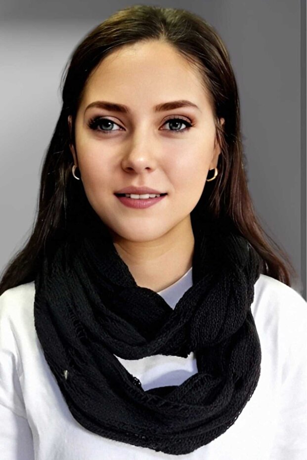 Women's Double Wrap Knitwear Knitted Neck Collar