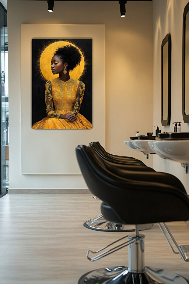 Afrikalı Kadın Tablosu - 5