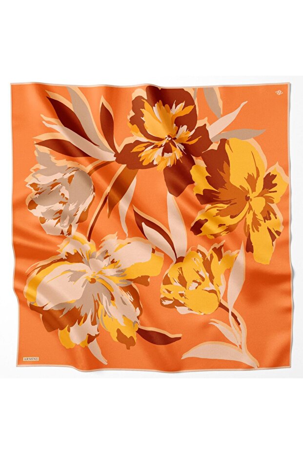 İpek Eşarp - 9042D-03 - Tivil - 1