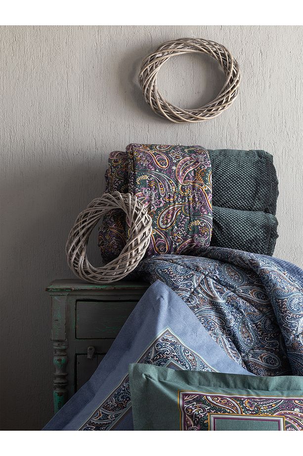 Bedline Softly Uyku Seti Tek Kişilik Harmony Indigo Yeşil - 2