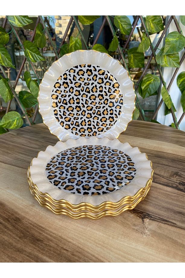 gürcüglass Leopar servis tabağı 6 prç - 4