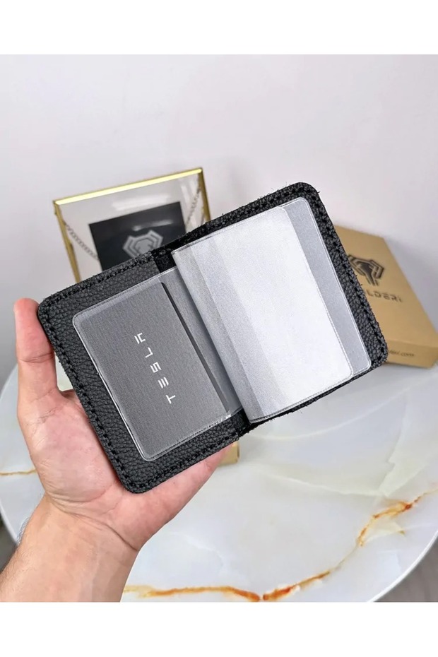 2060 Model Premium Genuine Leather Vehicle License Cover Case
